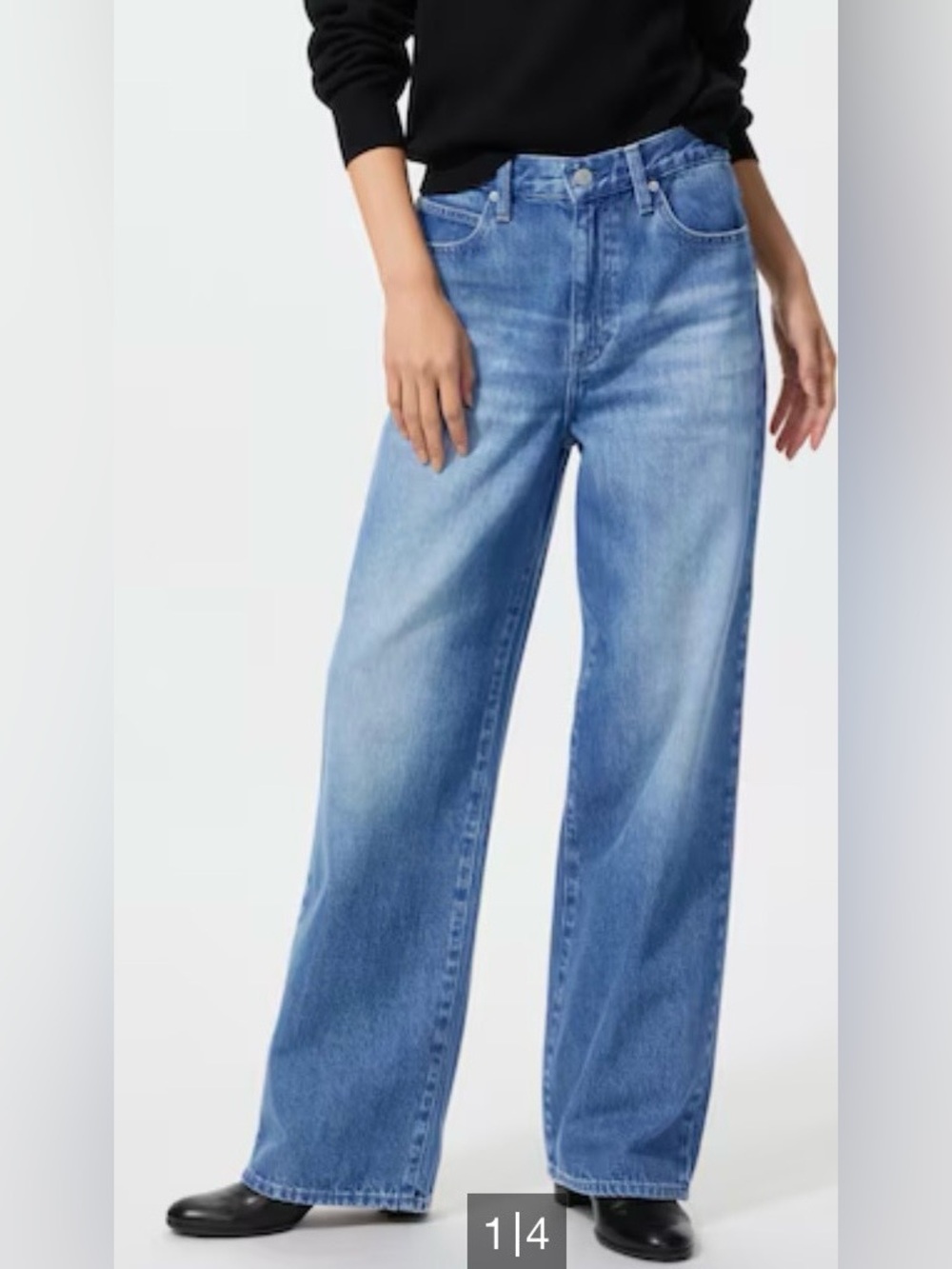 Classic Light Blue Straight-Leg Jeans
